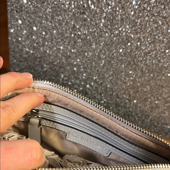 Calvin Klein Light Gray Crossbody Bag - Picture 4 of 4